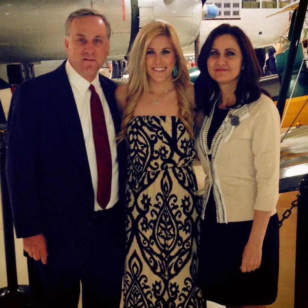 Black and Tan strapless maxi dress!